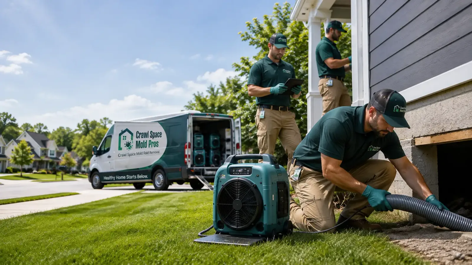 Crawl Space Mold Removal in West Millgrove, OH